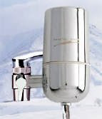 Crystal Quest Water Filter - Faucet Mount Filtration System - Chrome