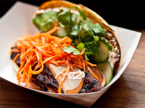 Five-spice glazed pork belly