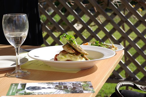 Chicken Lyonnaise at Crooked River Winery Cafe