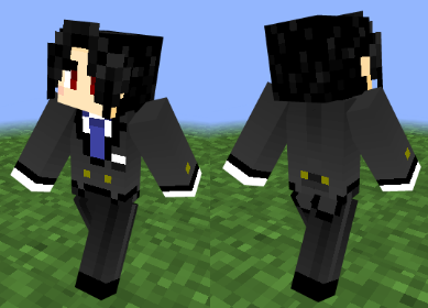 ほわっとブログ Minecraft スキン配布 マインクラフト スキン25 執事 メイド
