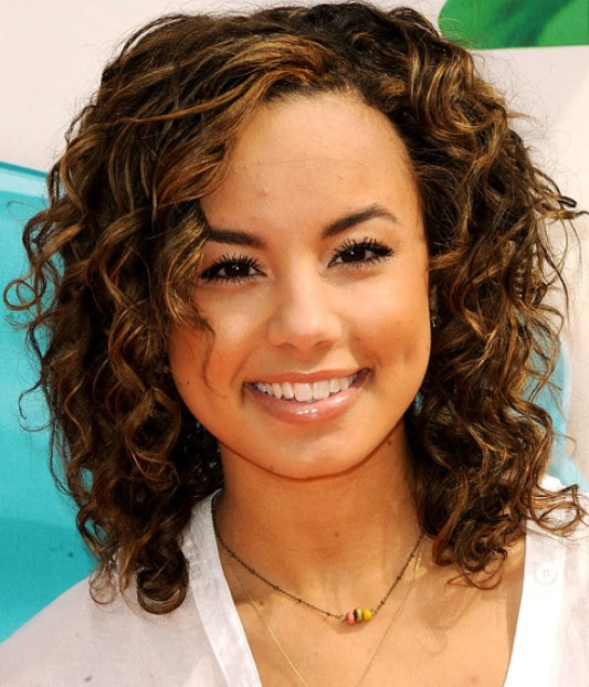 Savannah Jayde Medium Curly Hairstyle for 2013