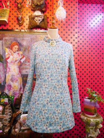 ヨーロッパ古着1960年代レトロポップモッズワンピース 大阪 阿部野のヨーロッパレディース古着gogh