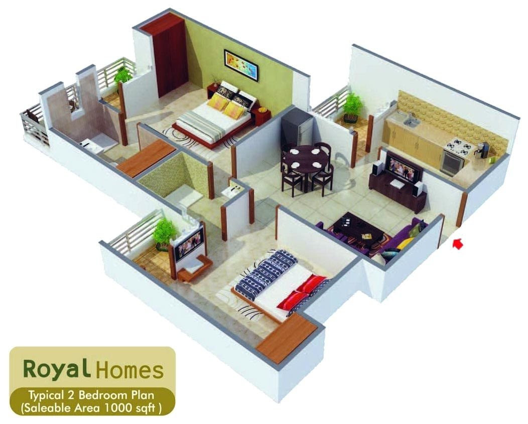home design under 1000 sq feet
