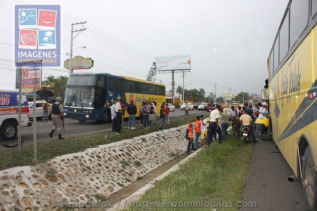 Accidente en Autopista Duarte