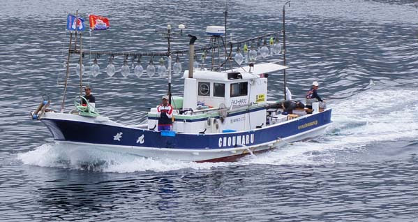 福井 釣船 イカ釣り 越前 釣船 長丸