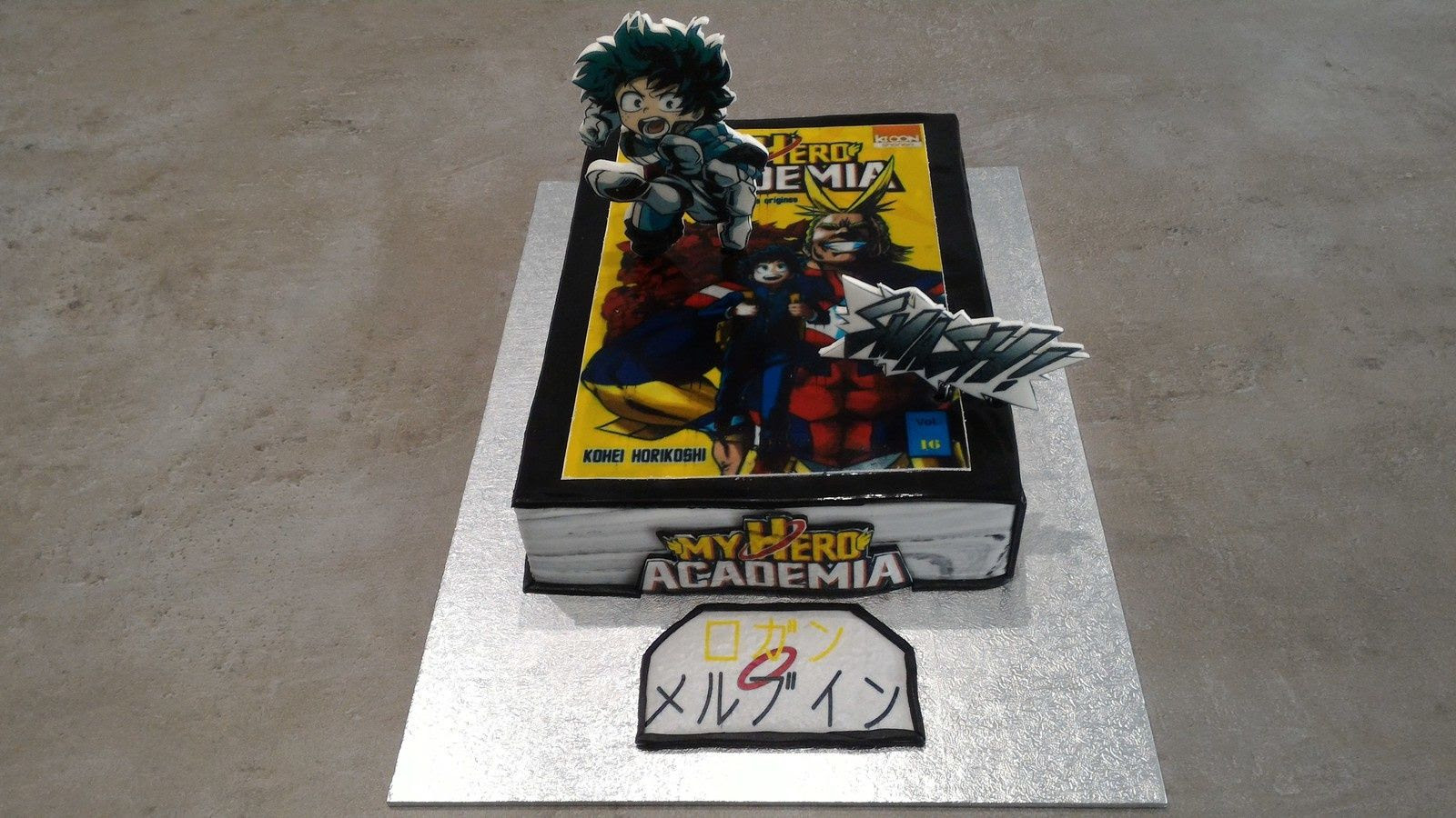 Gateau Manga My Hero Academia cook