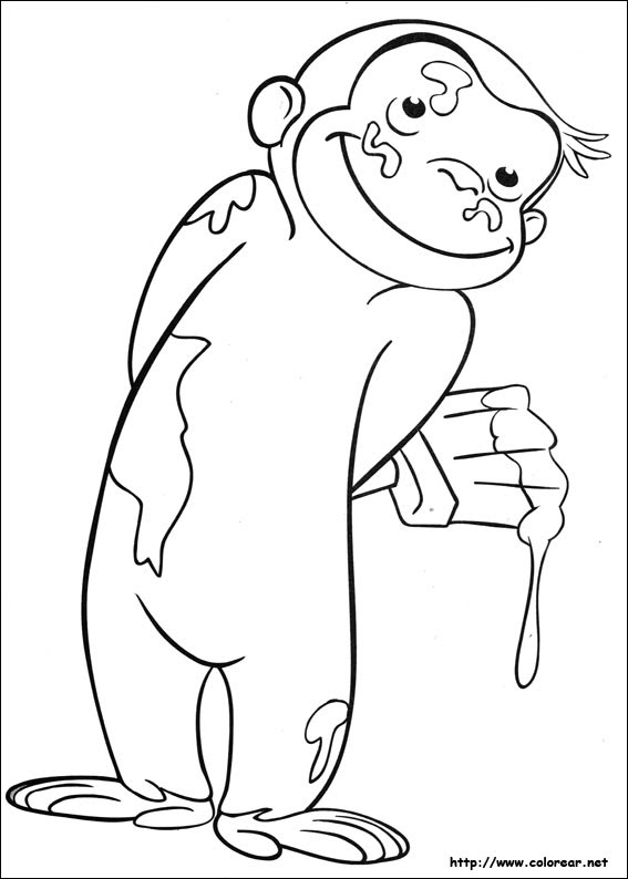 Jorge El Curioso Personajes Para Colorear Imagui