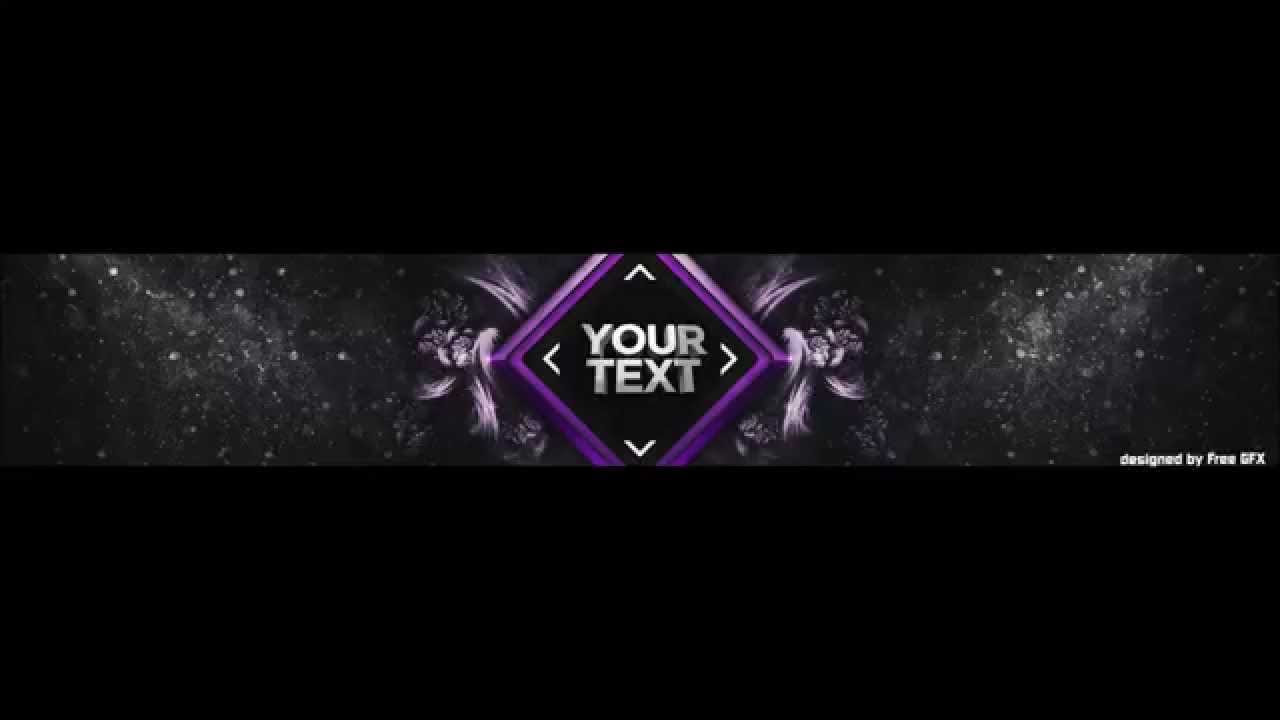 Free YouTube Banner  Template  Photoshop  FREE DOWNLOAD By 