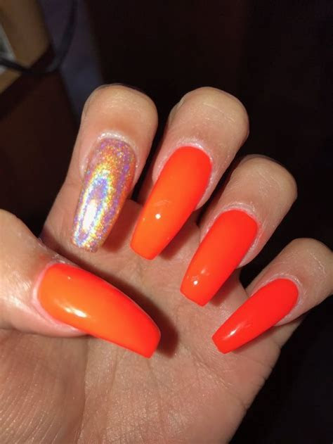 Nail Design Orange