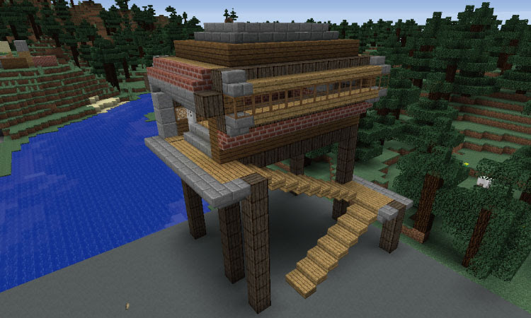 マイクラで港町を作るときに便利なコンテナ建築のススメ マイクラモール