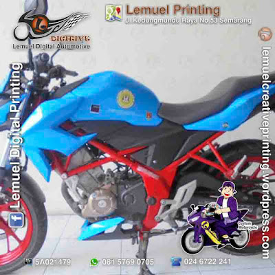 Custom Decal Vinyl Motor Full Body Honda CB150R Thema Unit Custom Decal Vinyl Motor Full Body Honda CB150R Thema Unit
