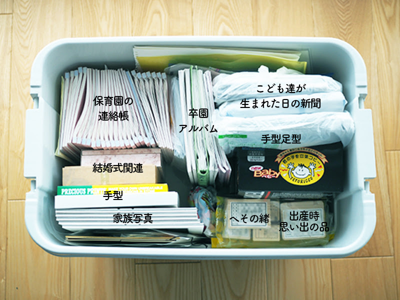 無印良品の頑丈収納ボックスと平台車で こどもの作品はざっくり 出しっぱなしに ものとかぞく