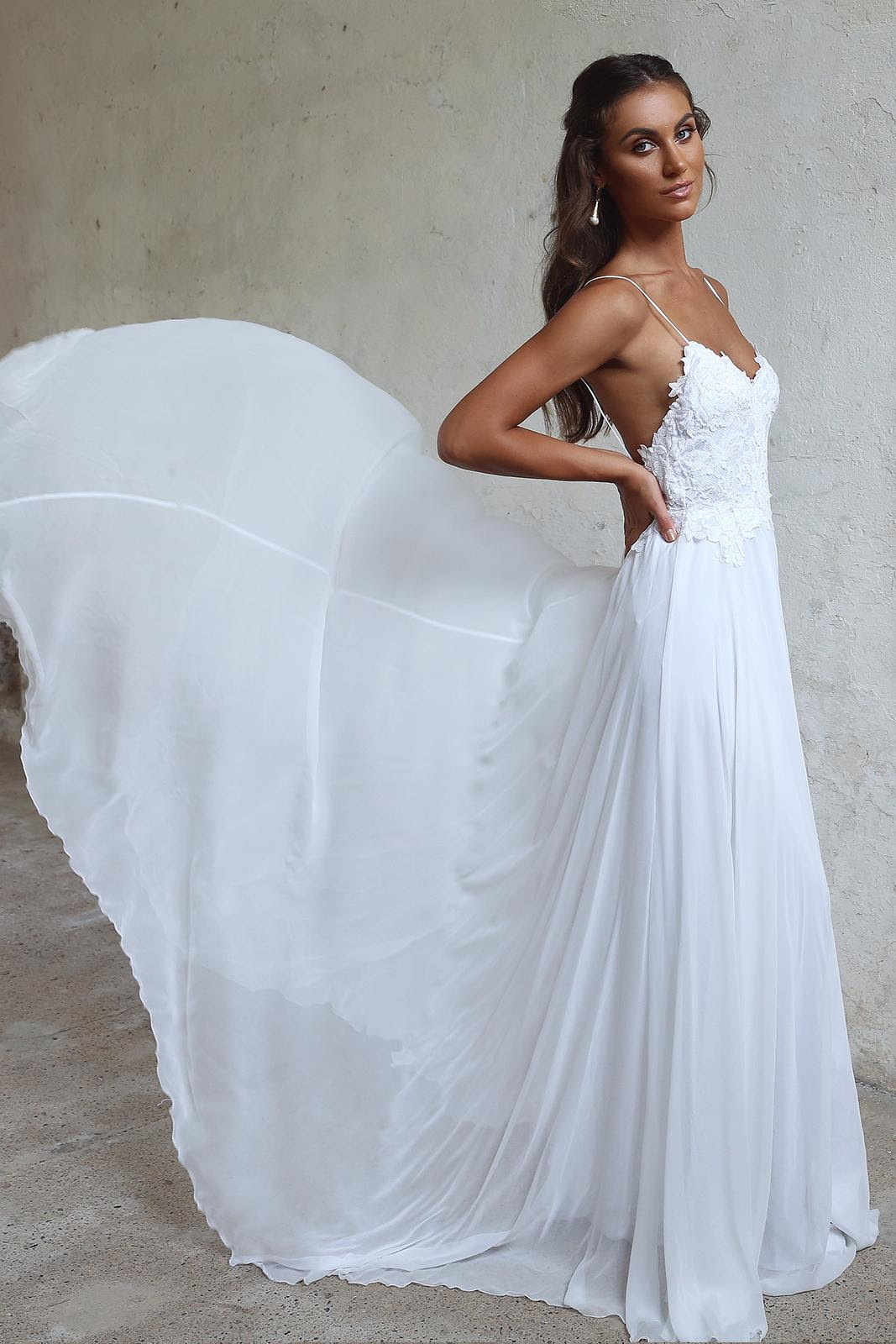 2018 Sexy Beach Wedding Dress, Summer Beach Wedding Dresses, Spaghetti
