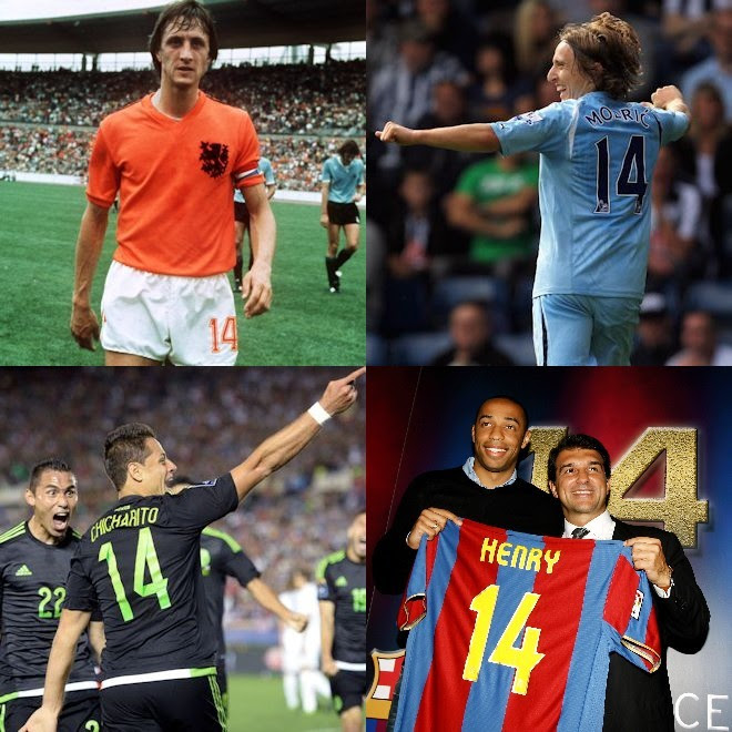 背番号ストーリー クライフやモドリッチはなぜ 14番 を背負ったのか サッカーダイジェストweb