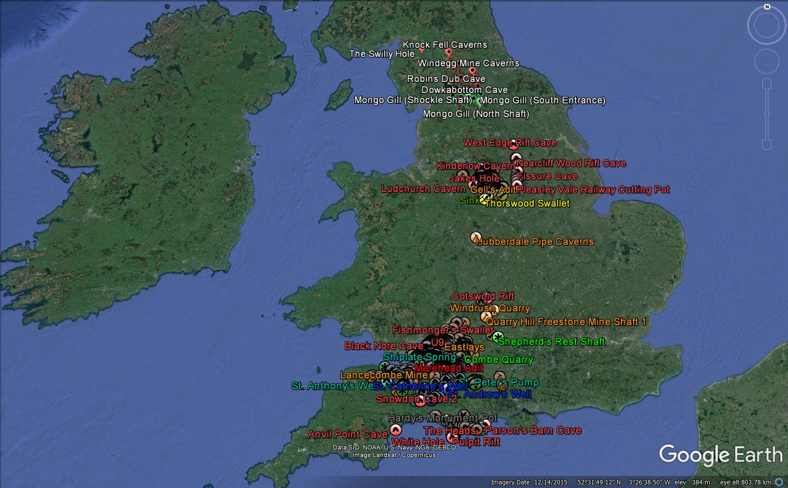 Uk Caves On Google Earth A Quick Guide Darkness Below