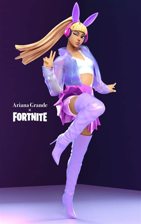 ariana grande skin  fortnite real  fake
