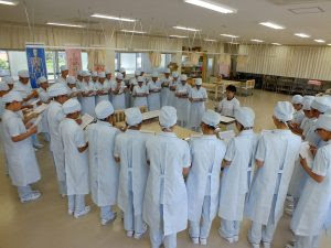 初めての実習 看護学科１年 学校法人鹿児島学園 龍桜高等学校