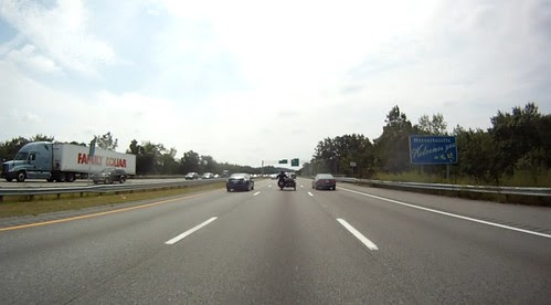 chris and dnper on the interstate entering mass