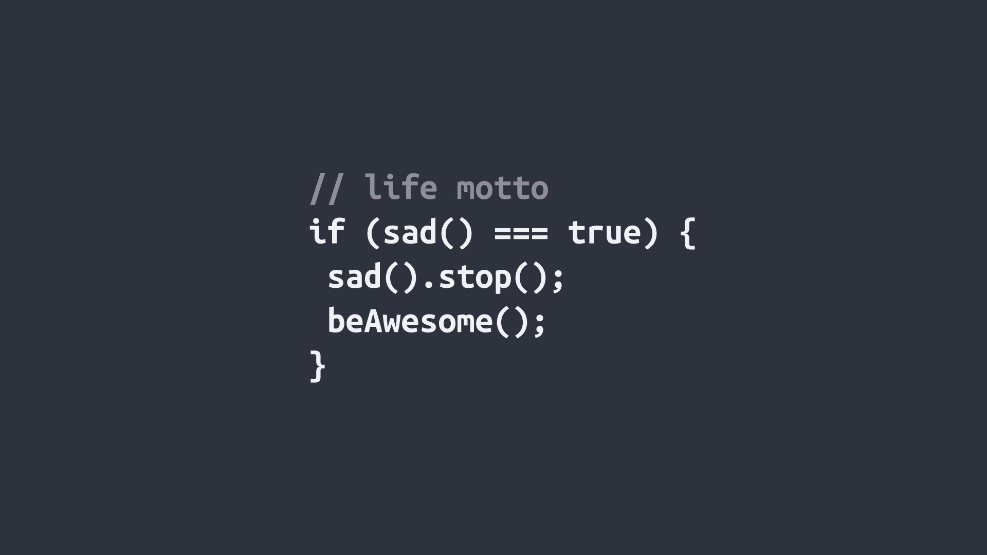 life in code