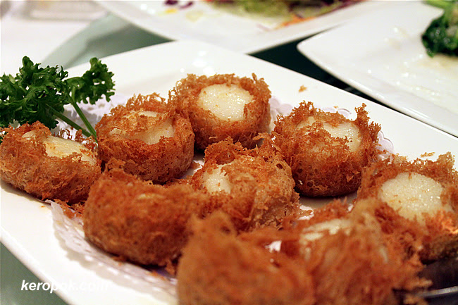 Mini Yam Rings with Scallops