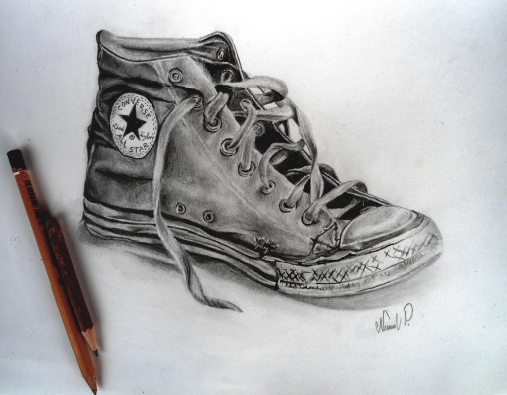 Converse Shoes Drawing at GetDrawings | Free download