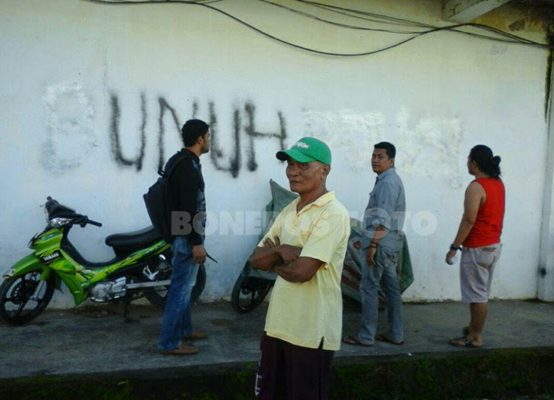 Lagi, Coretan ‘Bunuh Polisi’ Bertebaran di Bone