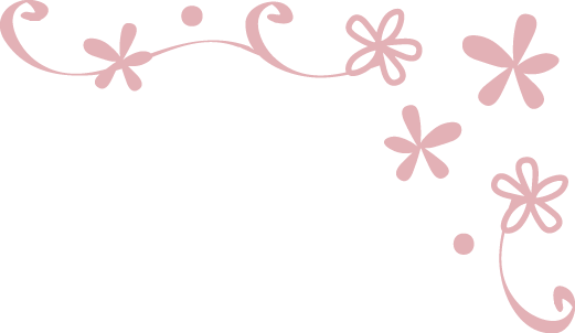 枠 飾り枠 飾り罫 飾り線 おしゃれな小花のデザイン 無料イラスト素材