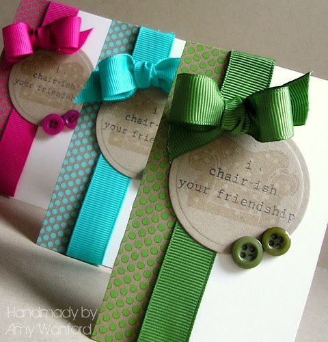 Chair-ish trio close up