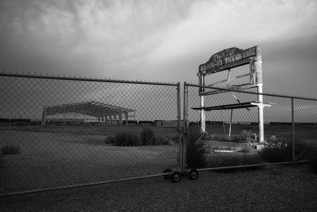 Abadoned Tonto Drive In Located in Winslow Arizona