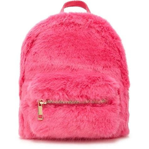 faux fur mini backpack polyvore