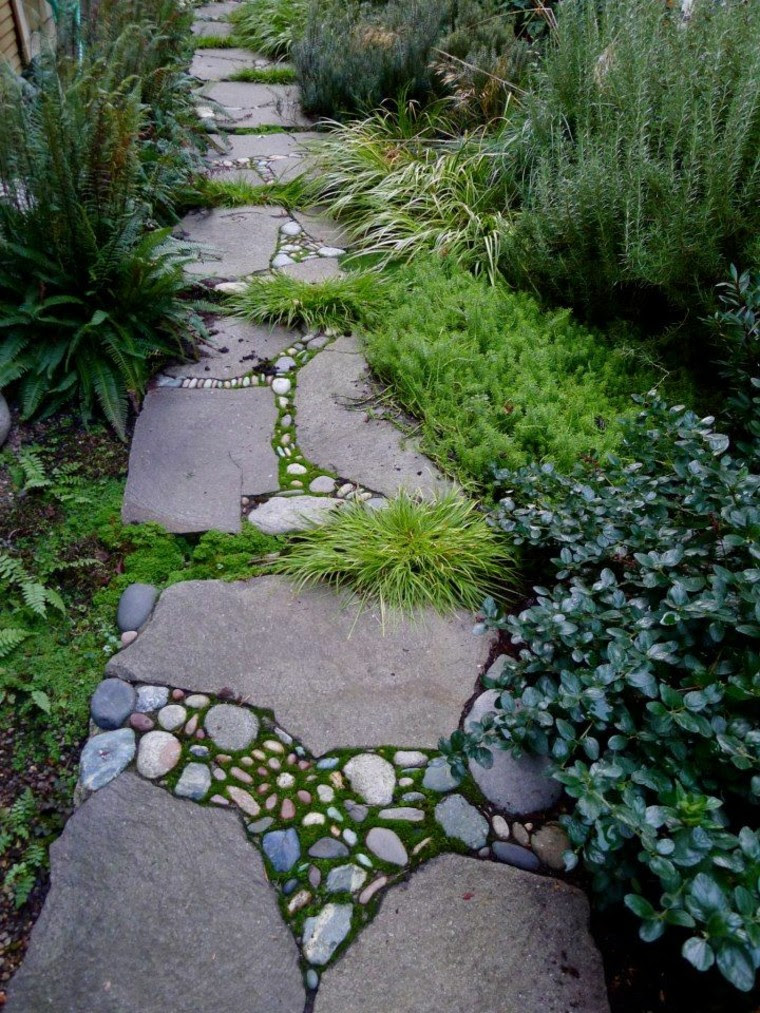 15 Dreamy Stone DIY Garden Paths for Your Backyard - The ART in LIFE