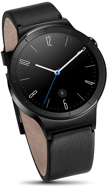Huawei Watch Active (leren band) Zwart