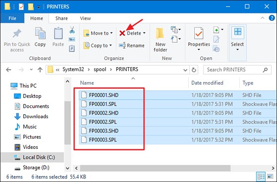 Những lỗi in ấn thường gặp trên Windows - 5