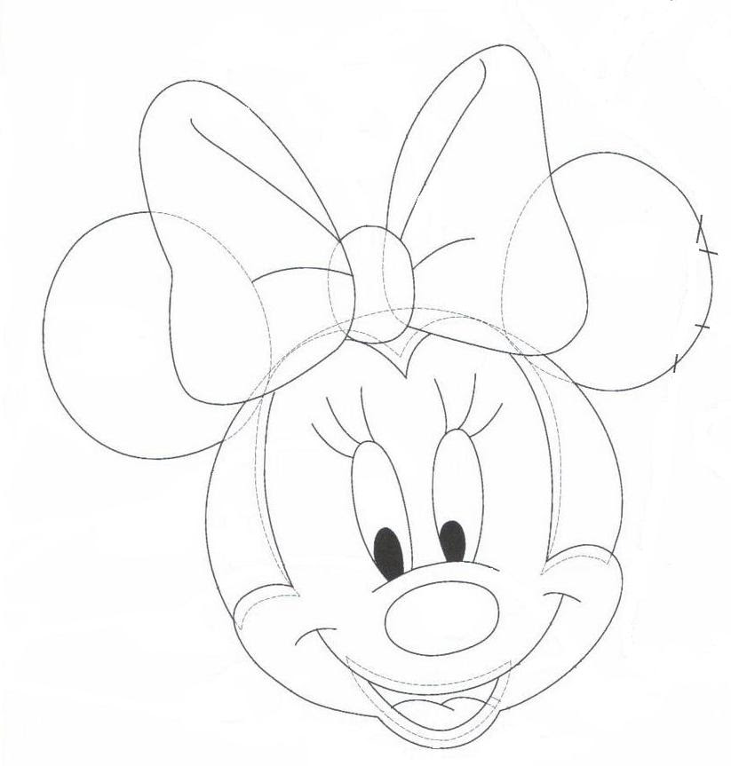 moldes de minnie mouse - Clip Art Library