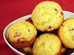 fresh cranberry muffins 1