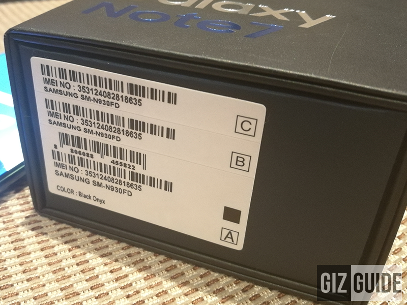 Check out that black box mark below the retail package