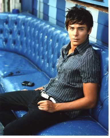 zac efron black hair