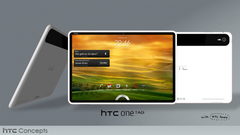 HTC One Tab Quad Core Tablet Has FUll HD Screen, 13.1 Megapixel Camera
