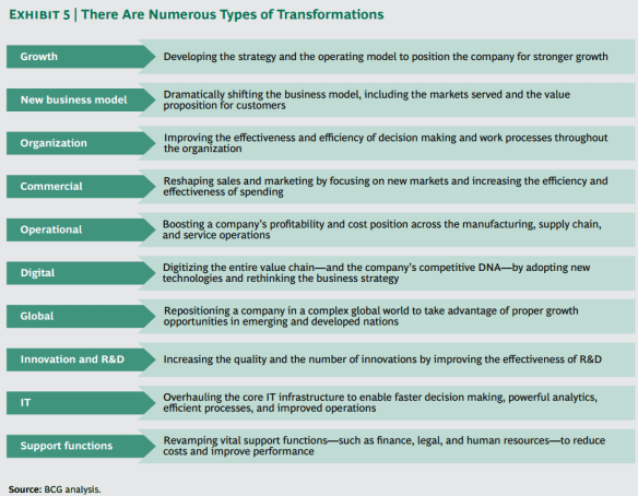 Consultantsmind - Type of Transformation
