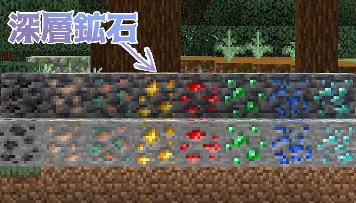 マイクラ ディープスレート 鉱石とは 出現する高さや種類を紹介 マイクラモール