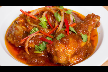 Ayam Masak Merah Simple Dan Mudah
