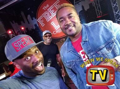 Canton Jones with When We Speak TV (Jermaine Sain and Chester Lawrence)