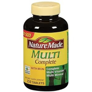 Amazon.com: Nature Made Multi Complete With Iron Dietary ...