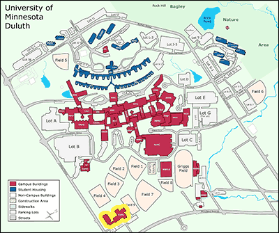 University Of Minnesota Duluth Campus Map Map & Directions | College of Education and Human Service 