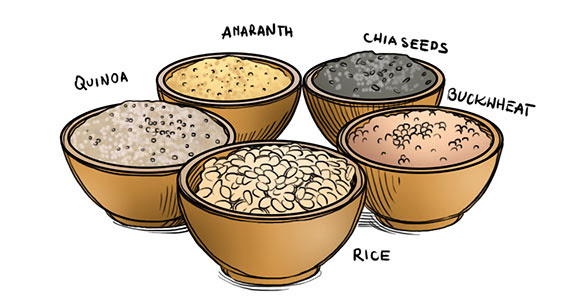 gluten free grains