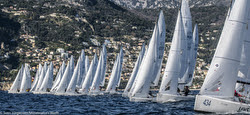 J/70s sailing off Monaco