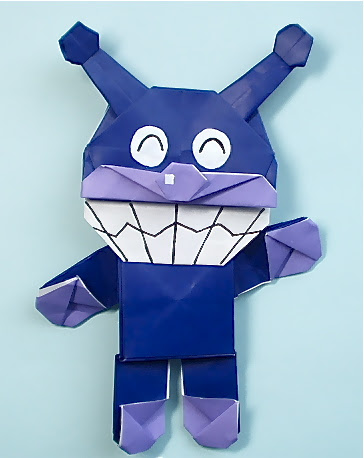 キャラ折りのススメ Chara Ori 折り紙でばいきんまん 体付き