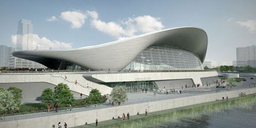 Aquatic Center in London, England 1