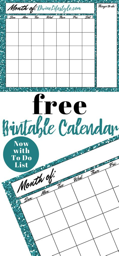  free printable calendar monthly organizer divine lifestyle