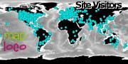 Locations of Site Visitors